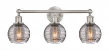 Innovations Lighting 616-3W-SN-G1213-6SM - Athens Deco Swirl - 3 Light - 24 inch - Brushed Satin Nickel - Bath Vanity Light