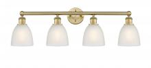 Innovations Lighting 616-4W-BB-G381 - Castile - 4 Light - 33 inch - Brushed Brass - Bath Vanity Light