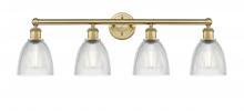 Innovations Lighting 616-4W-BB-G382 - Castile - 4 Light - 33 inch - Brushed Brass - Bath Vanity Light