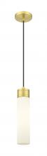 Innovations Lighting 617-1P-SG-G617-11SWH - Boreas - 1 Light - 3 inch - Satin Gold - Cord Hung - Mini Pendant