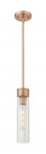 Innovations Lighting 617-1S-AC-G617-11SCL - Boreas - 1 Light - 3 inch - Antique Copper - Stem Hung - Mini Pendant