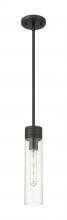 Innovations Lighting 617-1S-BK-G617-11CL - Boreas - 1 Light - 3 inch - Matte Black - Stem Hung - Mini Pendant