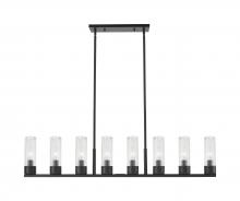 Innovations Lighting 617-8I-BK-G617-8SCL - Boreas - 6 Light - 48 inch - Matte Black - Linear Pendant
