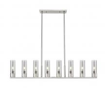 Innovations Lighting 617-8I-SN-G617-8SM - Boreas - 6 Light - 48 inch - Satin Nickel - Linear Pendant