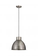 Innovations Lighting 650-1P-AP-11 - Charita - 1 Light - 11 inch - Antique Pewter - Cord hung - Mini Pendant