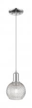 Innovations Lighting 716-1P-PC-G122C-6CL - Athens - 1 Light - 6 inch - Polished Chrome - Cord hung - Mini Pendant