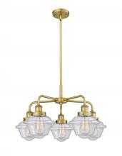 Innovations Lighting 916-5CR-BB-G534 - Oxford - 5 Light - 26 inch - Brushed Brass - Chandelier