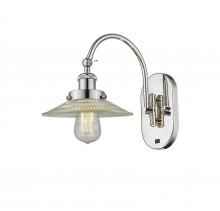 Innovations Lighting 918-1W-PN-G2 - Halophane - 1 Light - 9 inch - Polished Nickel - Sconce