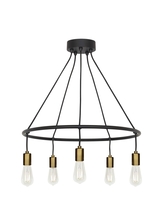 Generation Lighting CH1076BLAB - Tae 5 Chandelier