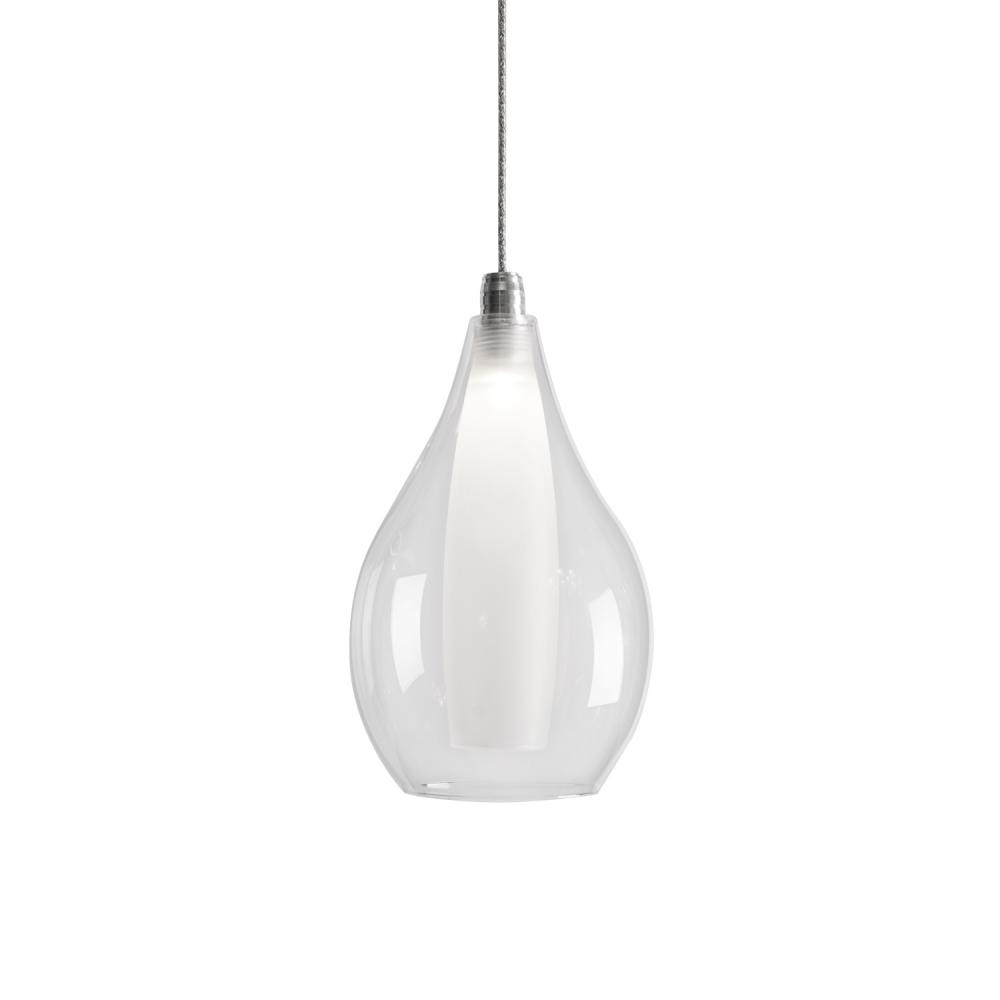 Victoria 5-in Chrome LED Pendant