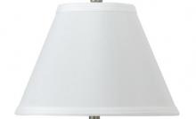 CAL Lighting SH-1262 - 8" Tall White Round Hardback Fabric Shade