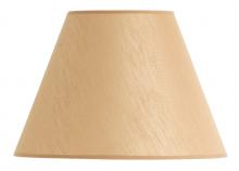 CAL Lighting SH-1270 - 12" Tall Tan Round Hardback Fabric Shade