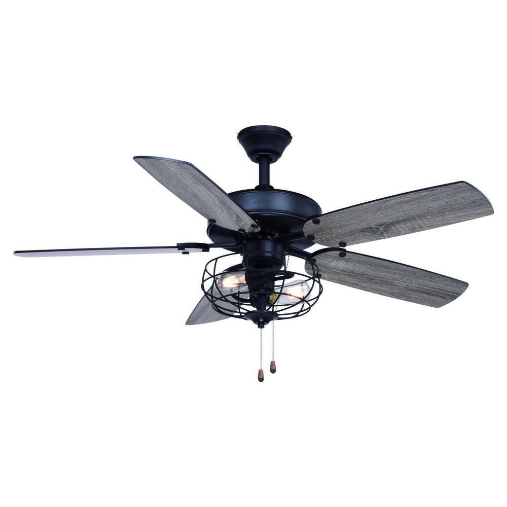 Reed 48-in. Ceiling Fan Matte Black