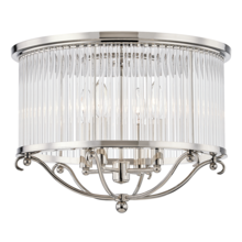 Hudson Valley MDS201-PN - 4 LIGHT SEMI-FLUSH