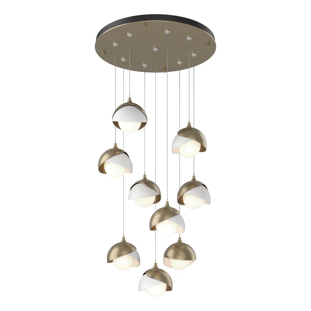 Brooklyn 9-Light Double Shade Pendant