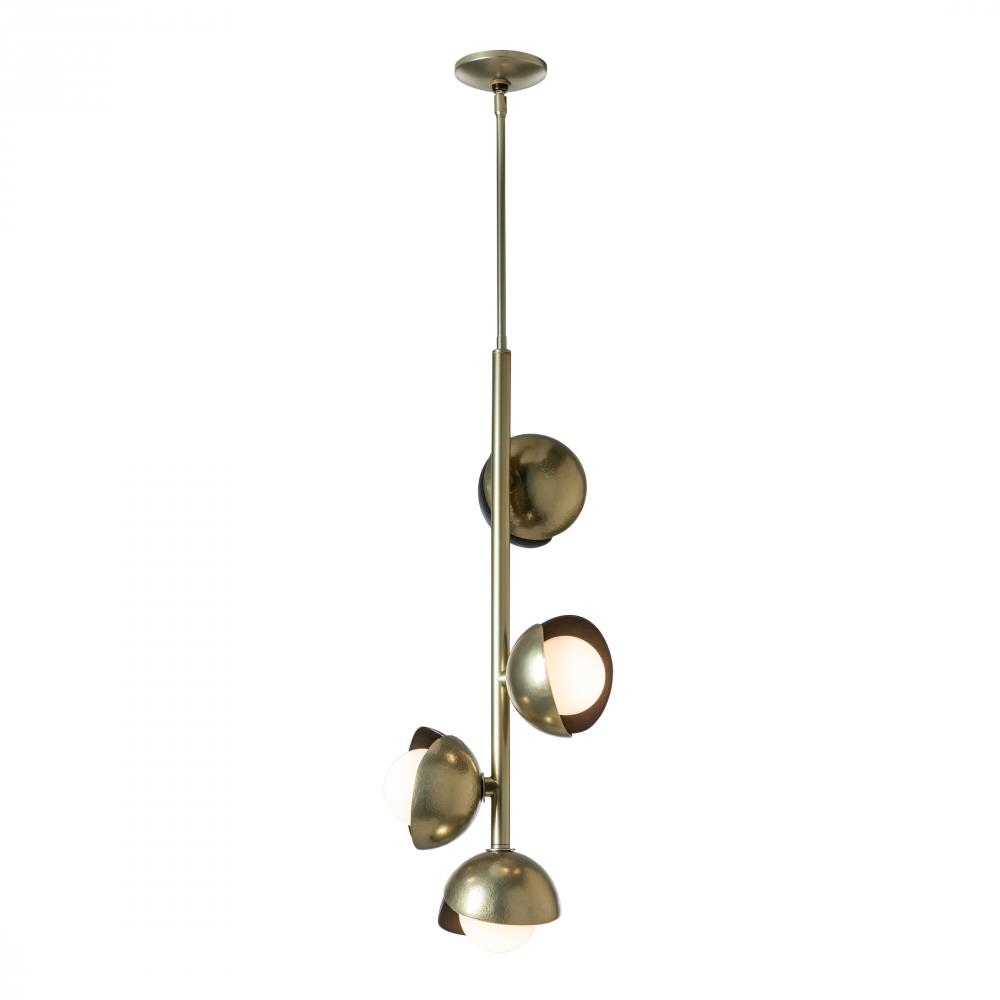 Brooklyn 4-Light Double Shade Vertical Pendant