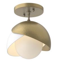 Hubbardton Forge 121377-SKT-86-02-GG0711 - Brooklyn 1-Light Double Shade Semi-Flush