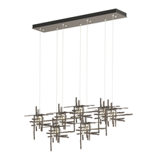 Hubbardton Forge 131095-SKT-STND-14-II0728 - Tura 7-Light Seeded Glass Pendant