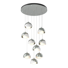 Hubbardton Forge 131105-SKT-STND-82-02-GG0711 - Brooklyn 9-Light Double Shade Pendant