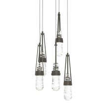 Hubbardton Forge 131120-SKT-LONG-07-YJ0434 - Link 5-Light Blown Glass Pendant