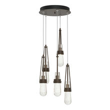 Hubbardton Forge 131120-SKT-STND-05-YG0434 - Link 5-Light Blown Glass Pendant