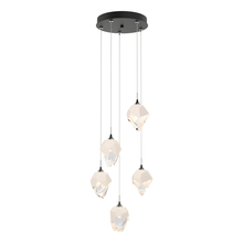 Hubbardton Forge 131137-SKT-STND-10-WP0754 - Chrysalis 5-Light Small Crystal Pendant