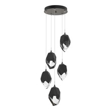 Hubbardton Forge 131138-SKT-LONG-07-BP0755 - Chrysalis 5-Light Large Crystal Pendant