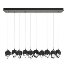 Hubbardton Forge 131143-SKT-LONG-20-BP0754 - Chrysalis 10-Light Small Crystal Pendant