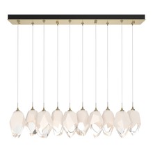 Hubbardton Forge 131144-SKT-LONG-86-WP0755 - Chrysalis 10-Light Large Crystal Pendant