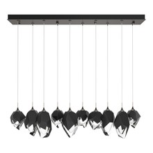 Hubbardton Forge 131145-SKT-LONG-14-BP0756 - Chrysalis 10-Light Mixed Crystal Pendant