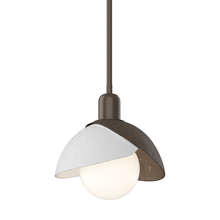 Hubbardton Forge 181183-SKT-MULT-05-02 - Brooklyn Double Shade Mini Pendant