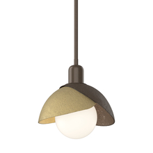 Hubbardton Forge 181183-SKT-MULT-05-86 - Brooklyn Double Shade Mini Pendant