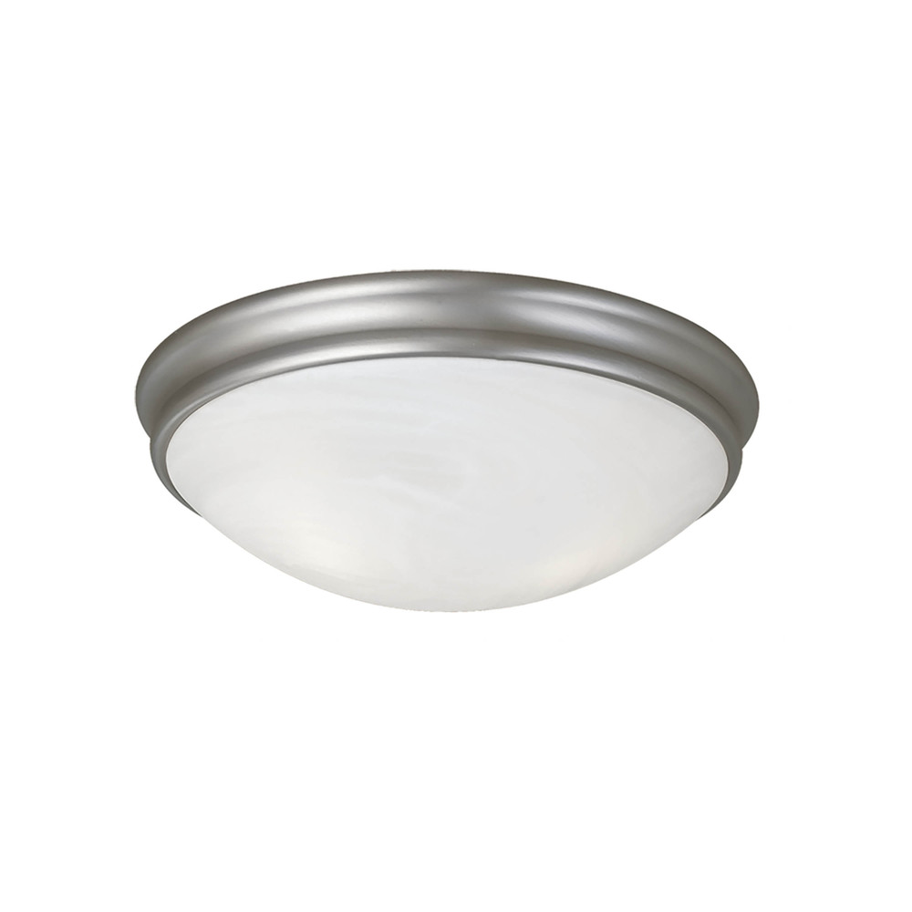 1-Light Flushmount Ceiling Light Satin Nickel