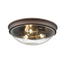 Millennium 5229-RBZ - 3-Light Flushmount Ceiling Light Rubbed Bronze