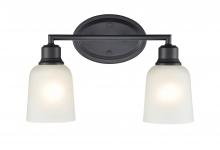 Millennium 2802-MB - Amberle 2-Light Vanity Matte Black