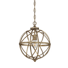 Millennium 2281-VG - Lakewood 1-Light Pendant light Vintage Gold