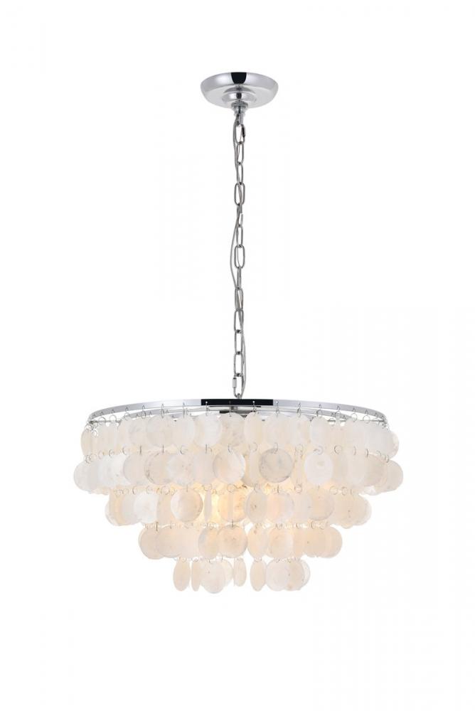 Selene 4 Light Chrome Pendant