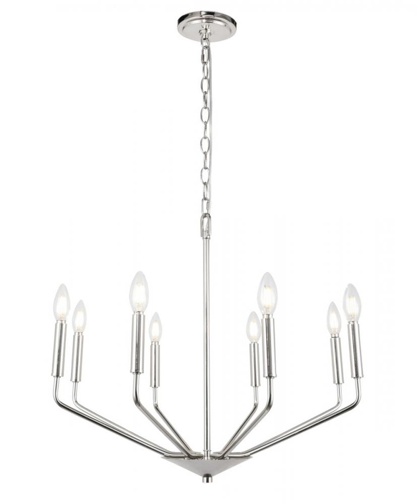 Enzo 8 Light Chrome Pendant