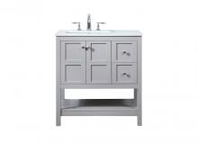 Elegant VF16432GR - 32 Inch Single Bathroom Vanity in Grey