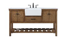 Elegant VF60160DW - 60 inch Single bathroom vanity in driftwood