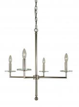 Framburg 5454 Mblack - 4-Light Matte Black Muse Dining Chandelier