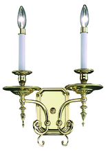 Framburg 7662 PS - 2-Light Polished Silver Kensington Sconce