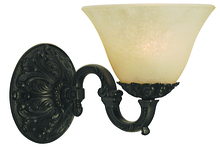 Framburg 7881 MB/WH - 1-Light Mahogany Bronze Napoleonic Sconce