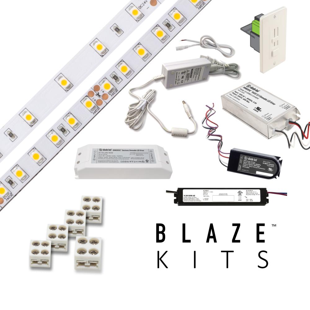 Blaze 100 LED Tape Light, 24V, 4200K, 16.4 ft. Spool with MikroDIM