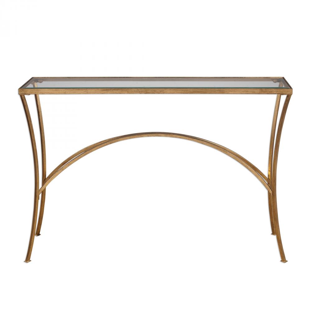 Uttermost Alayna Gold Console Table