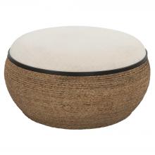 Uttermost 23734 - Uttermost Island Straw Storage Ottoman / Coffee Table