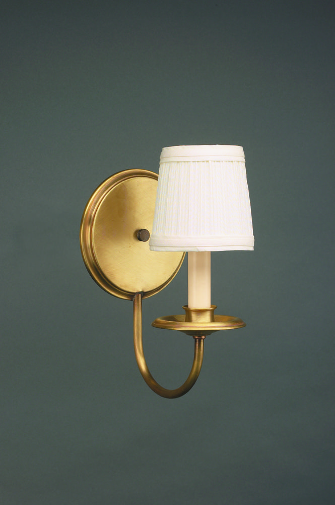 Wall Sconce Dark Antique Brass 1 Candelabra Socket Eggshell Shade