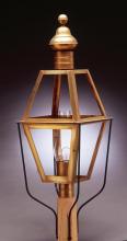 Northeast Lantern 1043-DB-LT3-FST - Post Dark Brass 3 Candelabra Sockets Frosted Glass