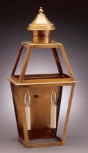 Northeast Lantern 2241-DB-LT2-FST - Tapered Wall Dark Brass 2 Candelabra Sockets Frosted Glass