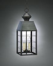 Northeast Lantern 8352-DB-LT3-CLR - H-Rod Hanging Dark Brass 3 Candelabra Sockets Clear Glass